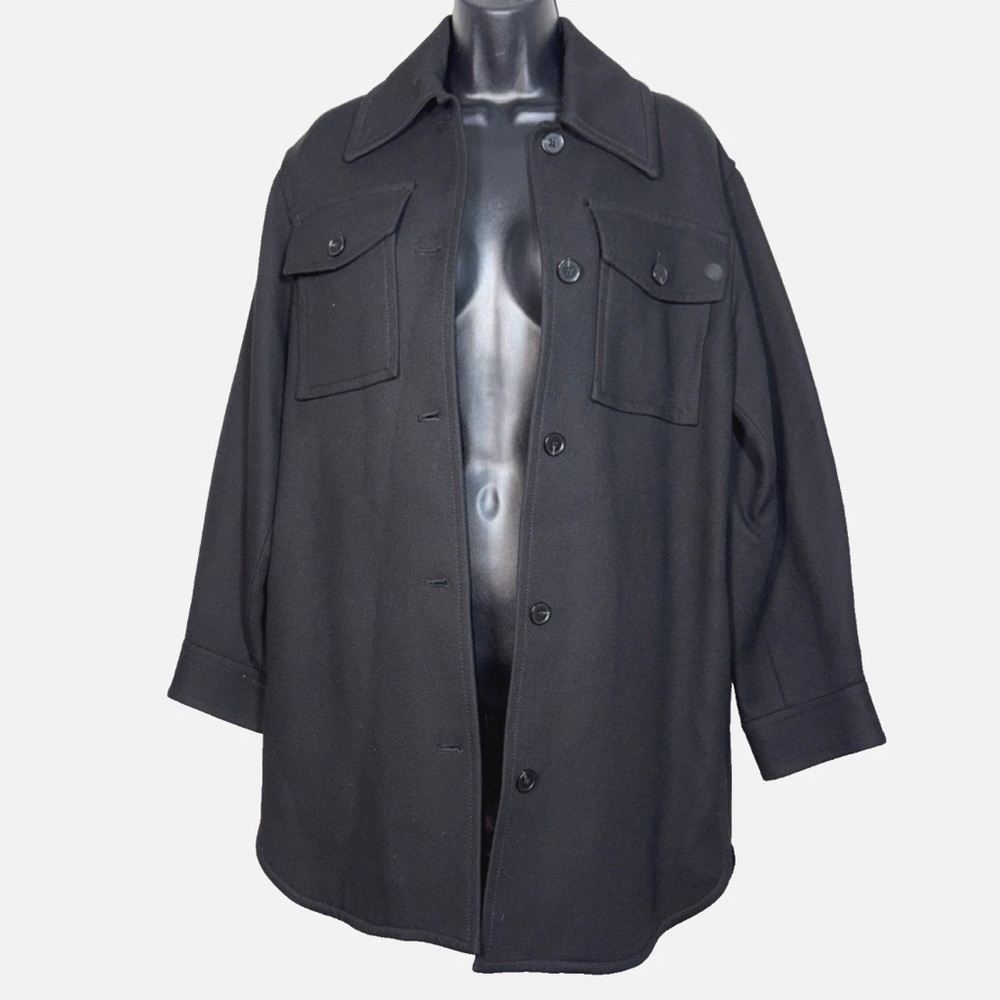 & Other Stories Stockholm Atelier Women XS boyfriend jacket coat wool bl oversiz